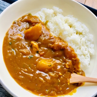 切り干し大根煮を「カレー」に‼️